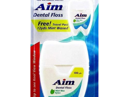 Aim Dental Floss 100yds Discount