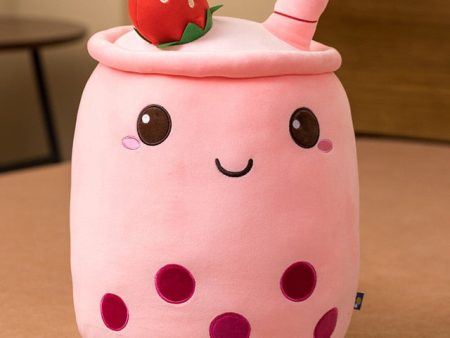 Milk Tea Boba Cutesy Plush Strawberry Ver. Sale