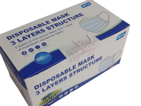 Mita 3Lyr Disposable Mask 50ct Online Sale