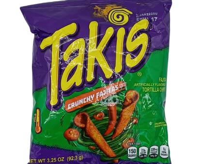 Takis Crunchy Fajitas 3.25oz Supply