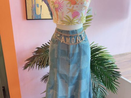 *MEGA SALE* All Fun and Denim A-Line Skirt Sale