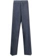 Zigzag Crochet-Knit Trousers Fashion