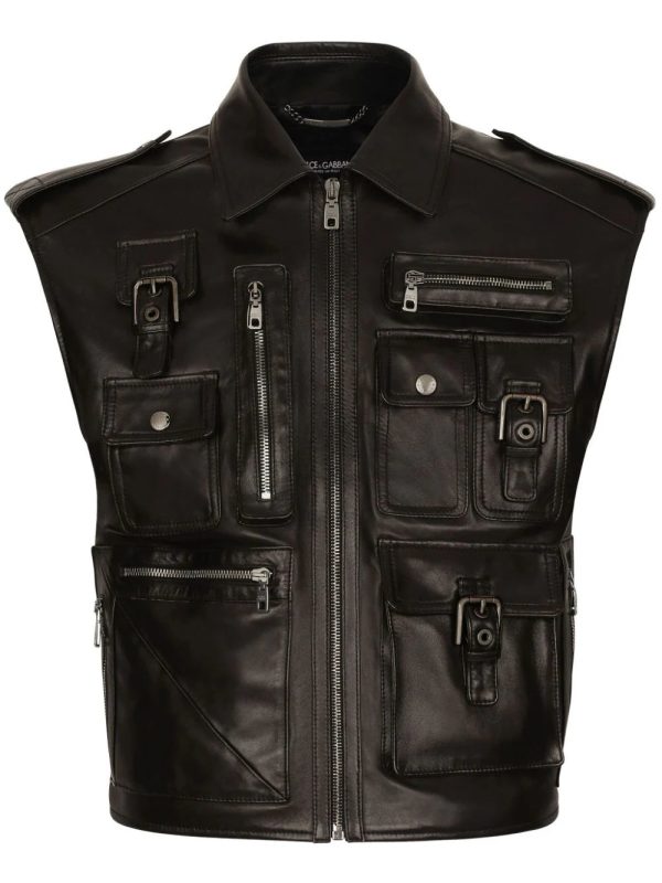 Biker Leather Gilet Supply