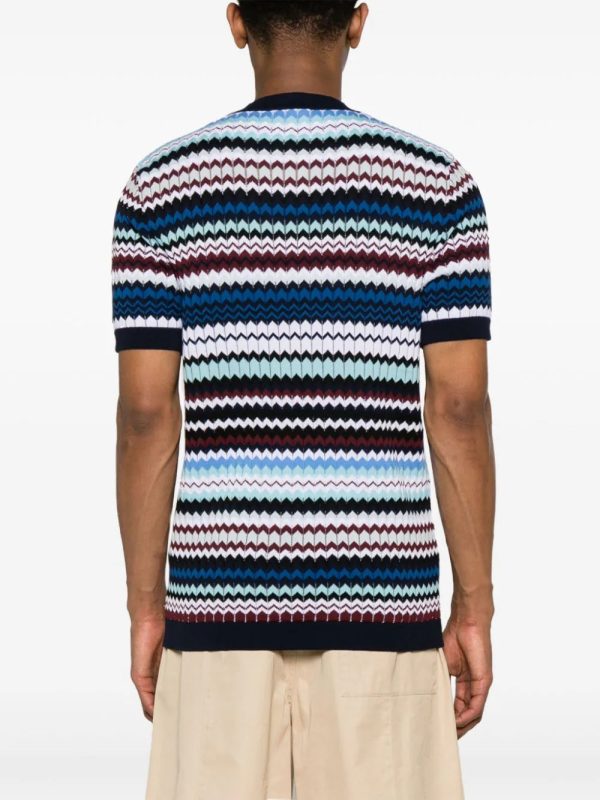 Zigzag Cotton T-Shirt Online