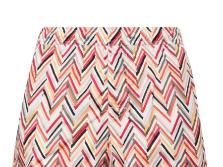 Zigzag-Pattern Swim Shorts For Sale