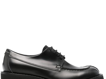 50Mm Leather Derby Shoes on Sale