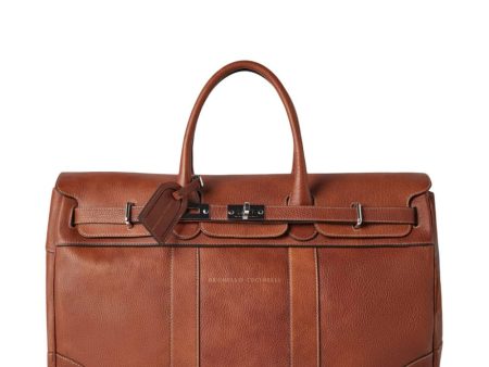 Top-Handle Leather Holdall Bag For Cheap